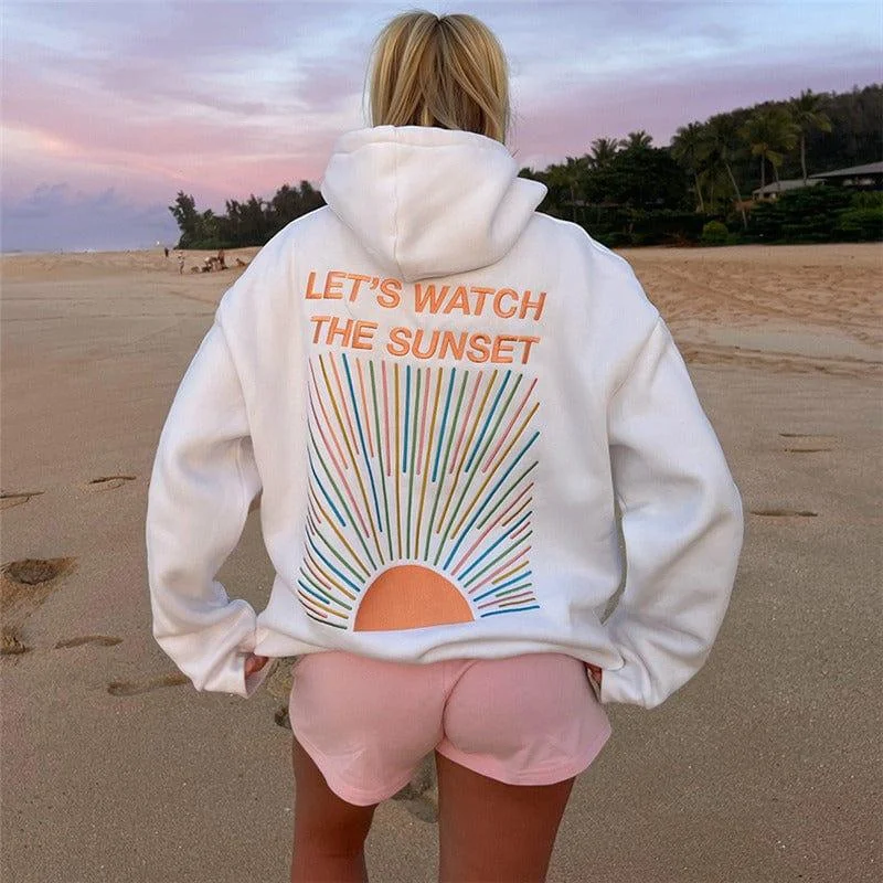 Let's Watch The Sunset Hoodie - Glova