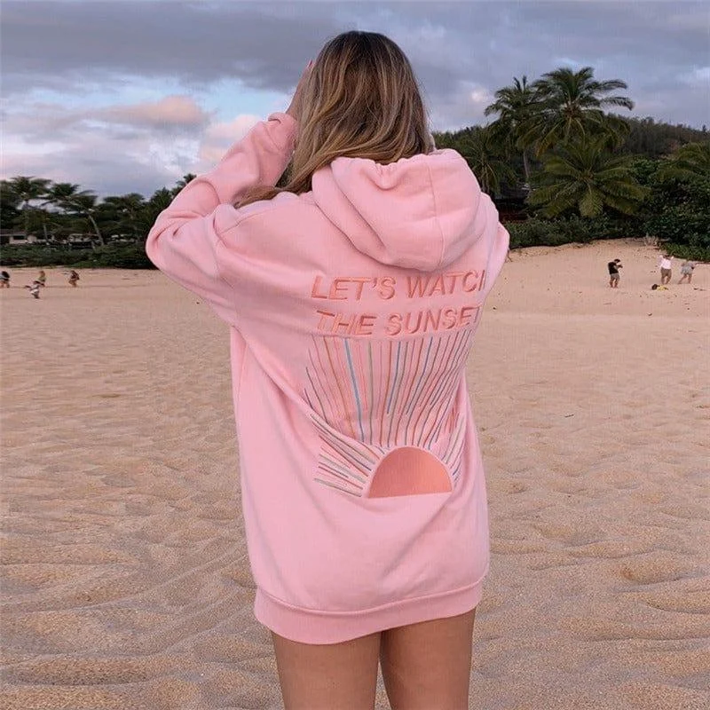 Let's Watch The Sunset Hoodie - Glova