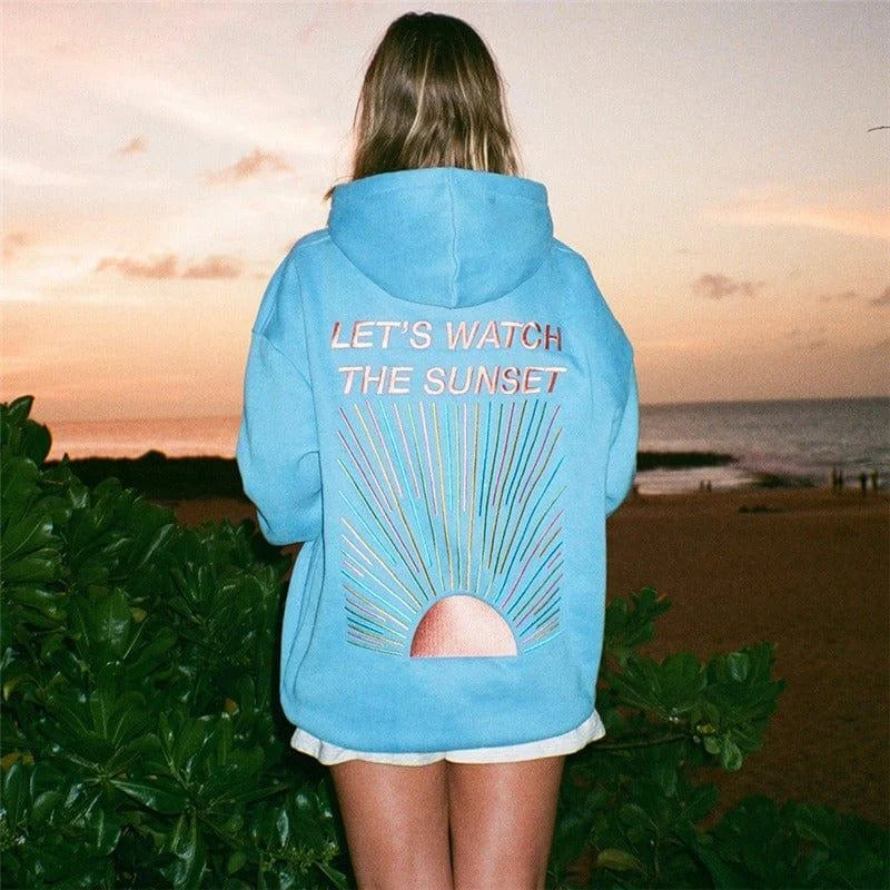 Let's Watch The Sunset Hoodie - Glova