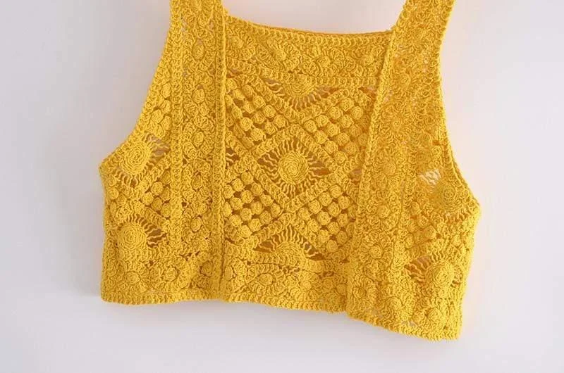 Lilith Knitted Crop Top - Glova