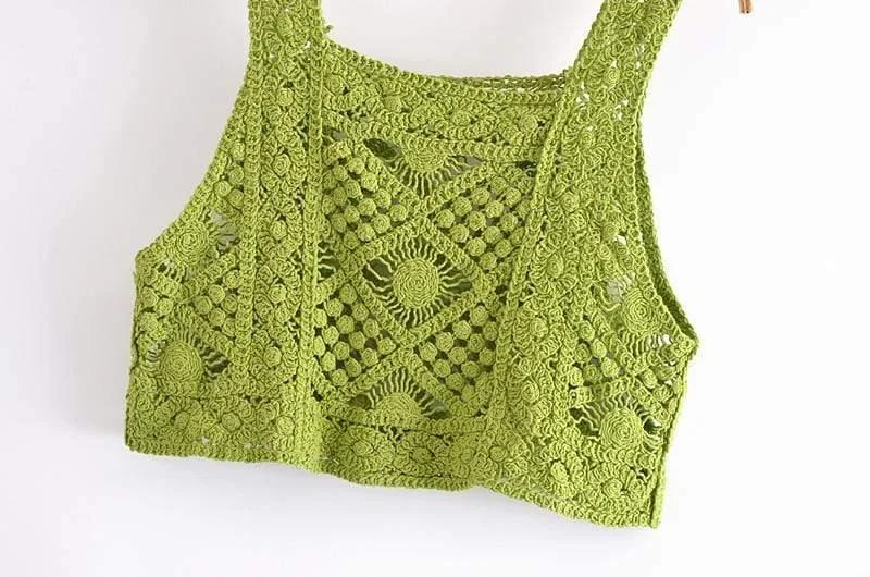 Lilith Knitted Crop Top - Glova