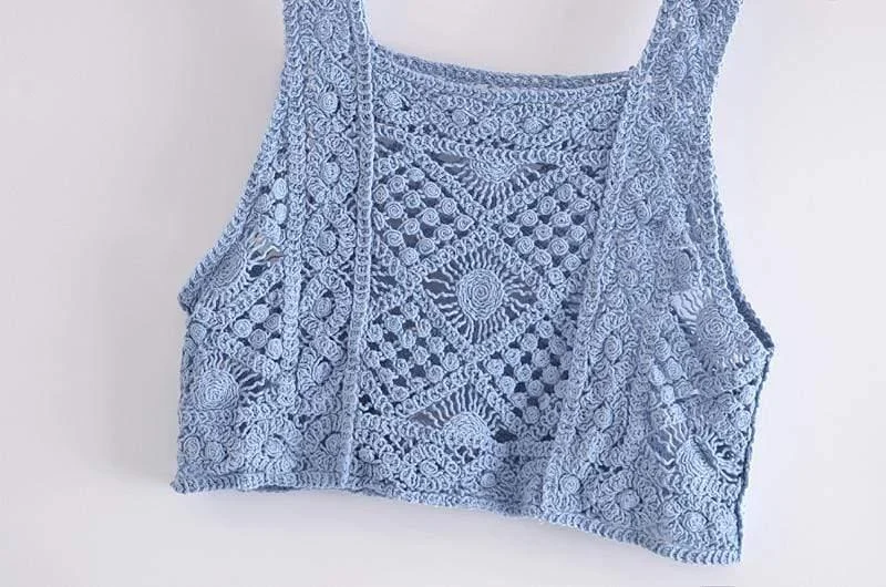 Lilith Knitted Crop Top - Glova