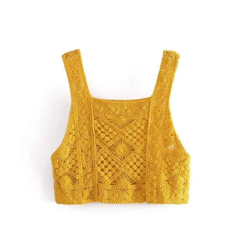 Lilith Knitted Crop Top - Glova