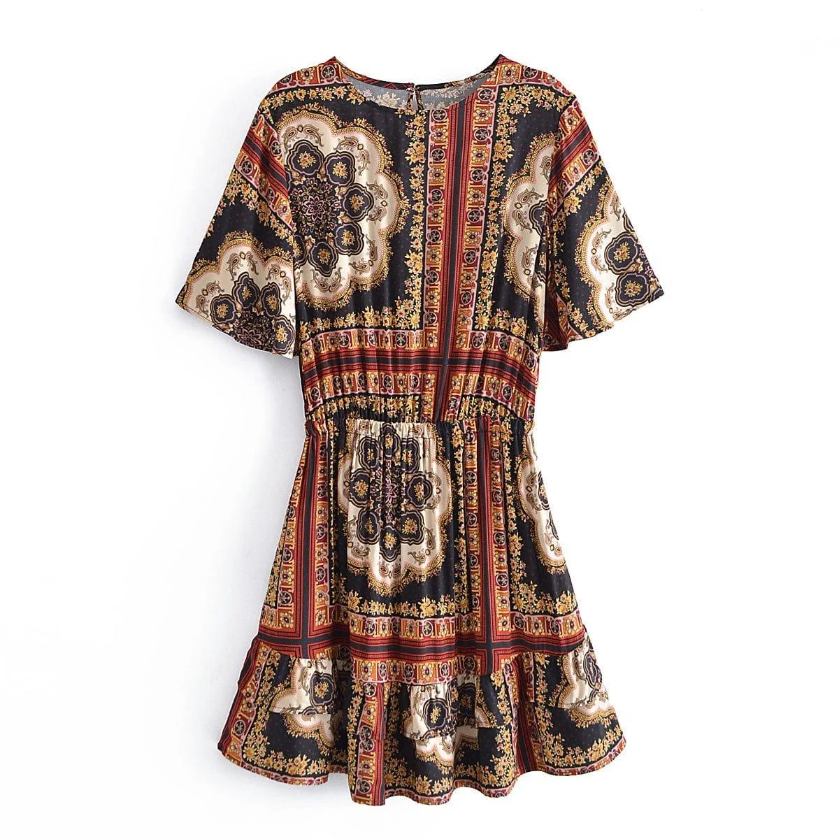 Liora Boho Mini Dress - Glova