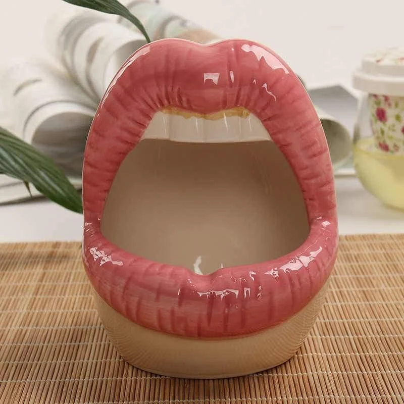 Lips Ceramic Planter - Glova