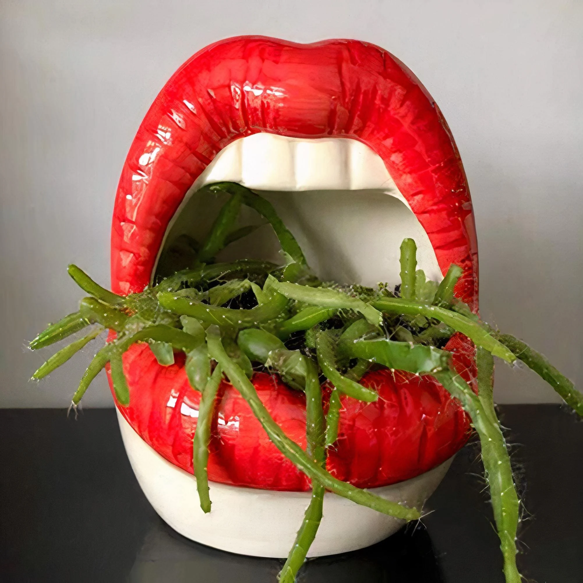 Lips Ceramic Planter - Glova