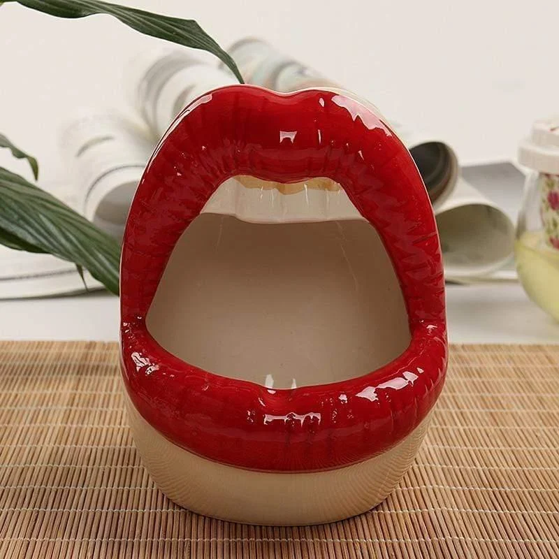 Lips Ceramic Planter - Glova