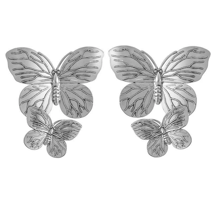 Lissa Butterflies Earrings - Gold or Silver - Glova