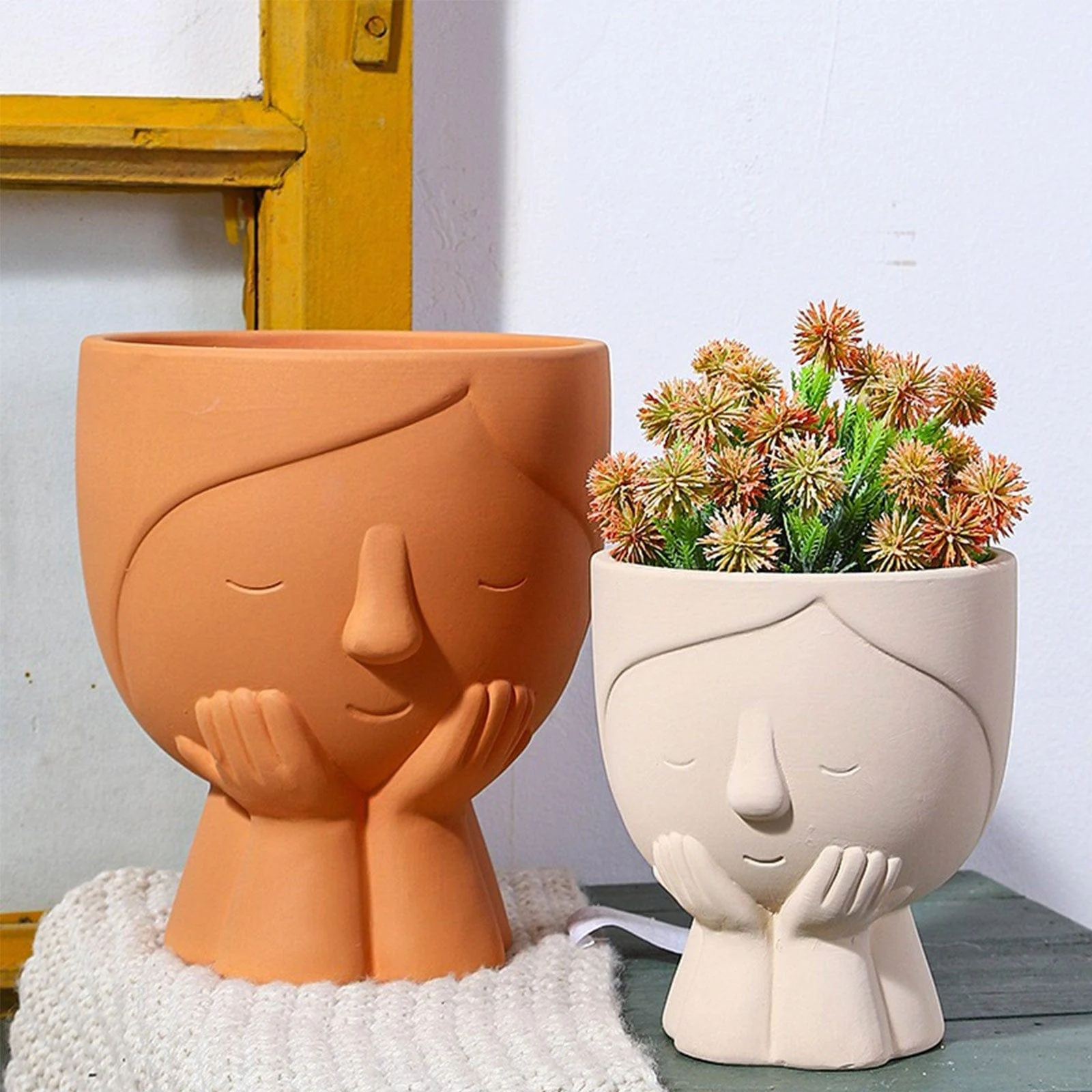 Little Girl Portrait Flower Pot - Glova