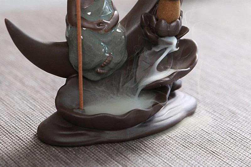 Little Monk Backflow Incense Burner - Glova