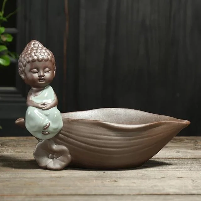 Little Monk Ceramic Flower Pot - Glova