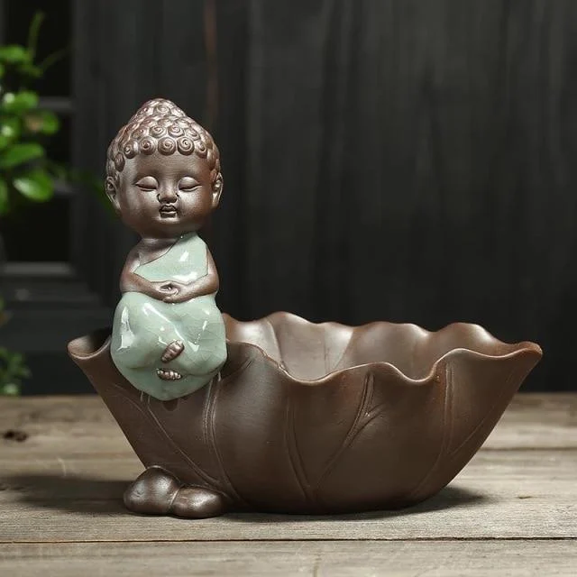 Little Monk Ceramic Flower Pot - Glova