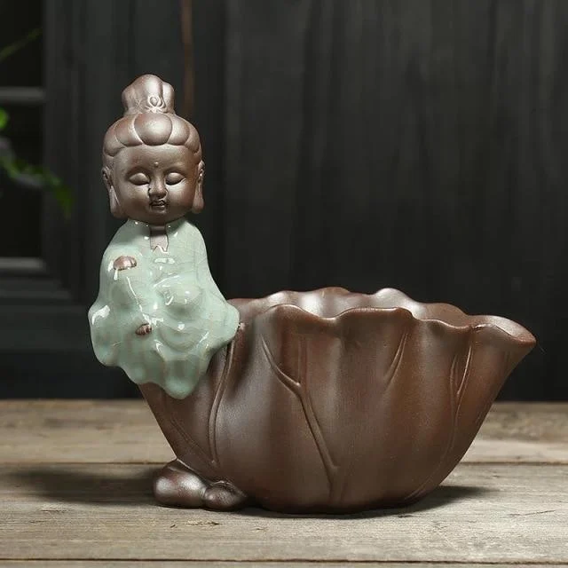 Little Monk Ceramic Flower Pot - Glova