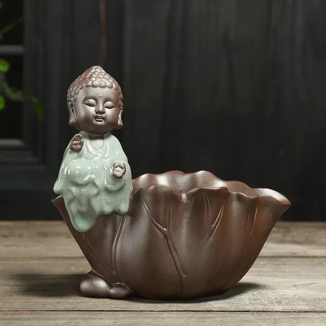 Little Monk Ceramic Flower Pot - Glova