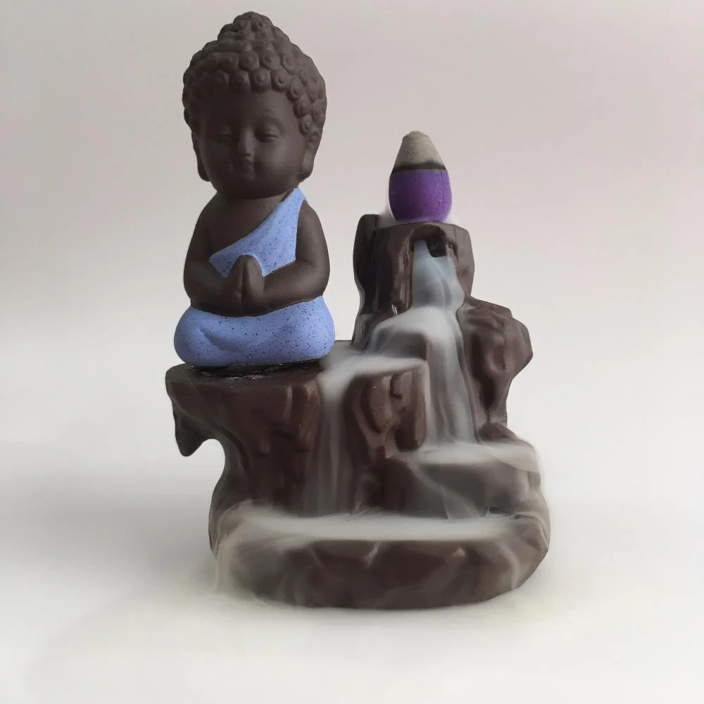 Little Monk Smoke Backflow Incense Burner - Glova