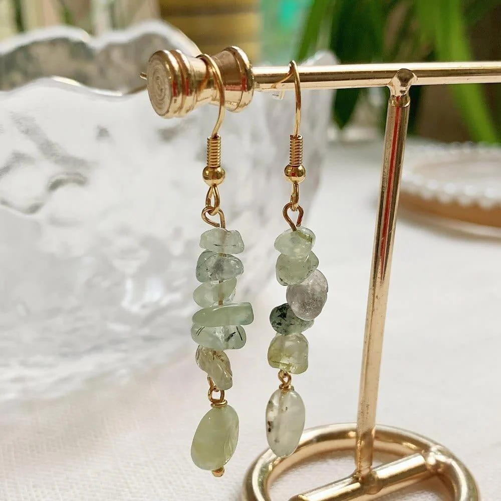 Long Crystal Drop Earrings - Glova