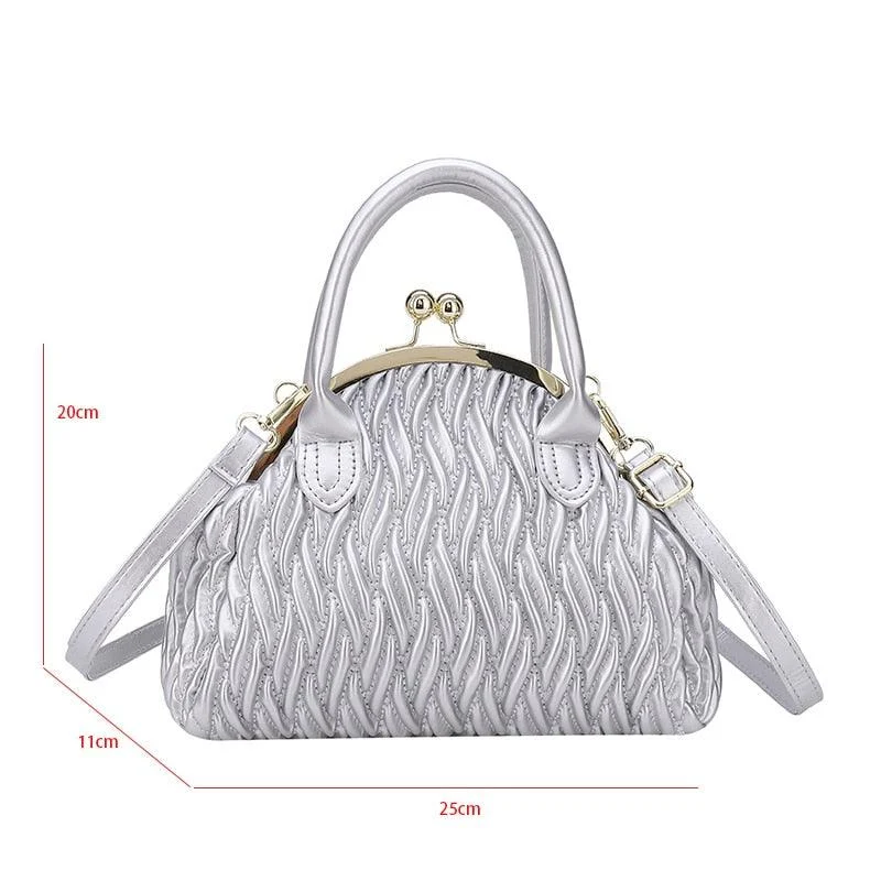 Loreth Chevron Pattern Woven Coin Bags - 7 Colors - Glova