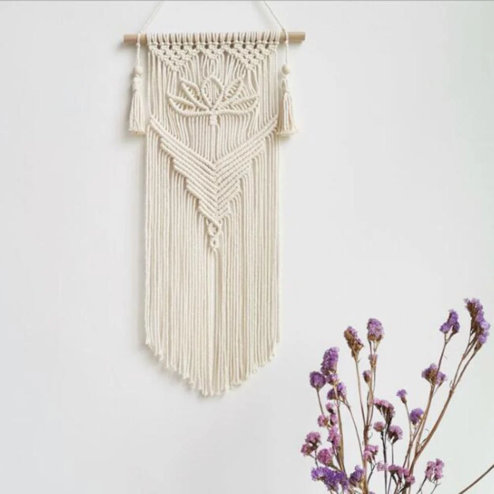 Lotus Blossom Macramé Wall Hanging - Glova