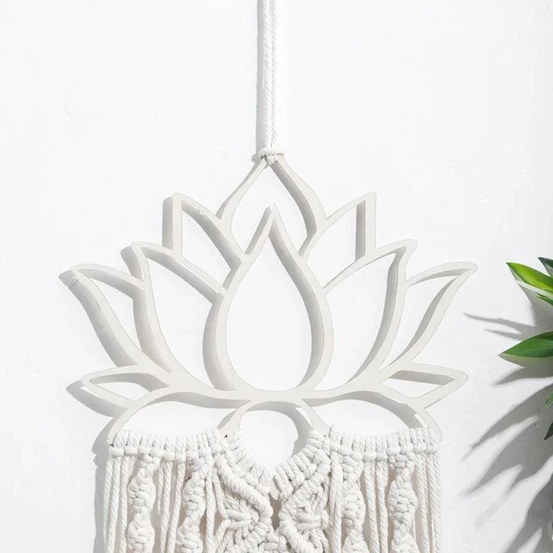 Lotus Flower Macrame Wall Hanging - Glova