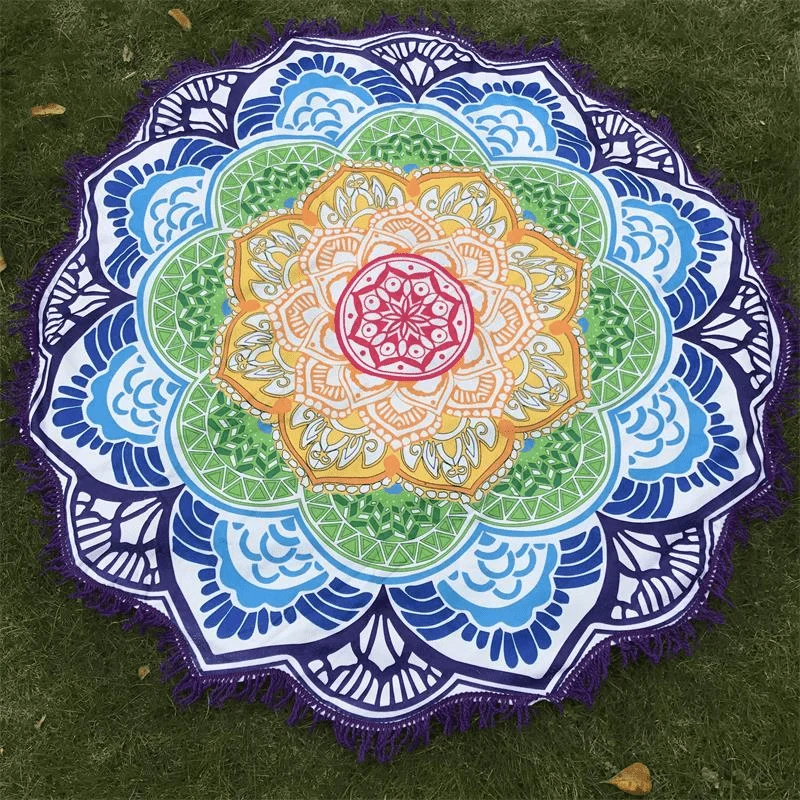 Lotus Mandala Round Mat - Glova