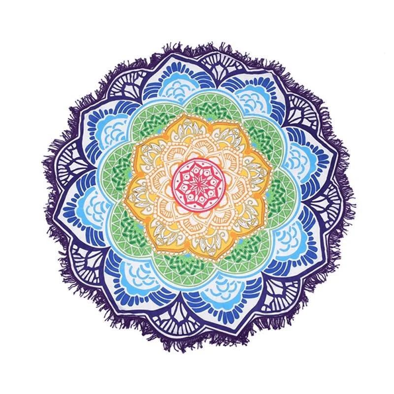 Lotus Mandala Round Mat - Glova