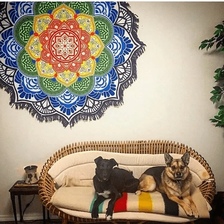 Lotus Mandala Round Mat - Glova