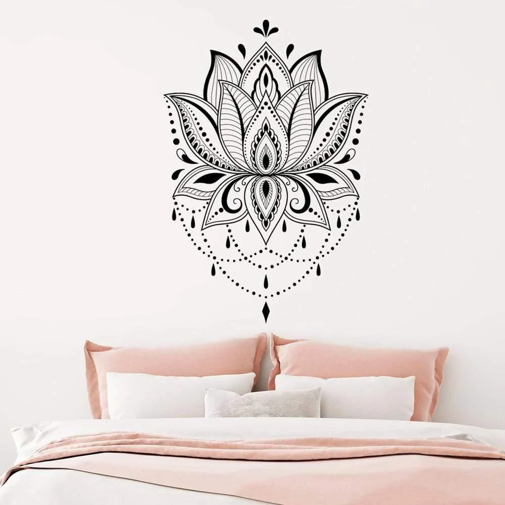 Lotus Mandala Wall Decal - Glova