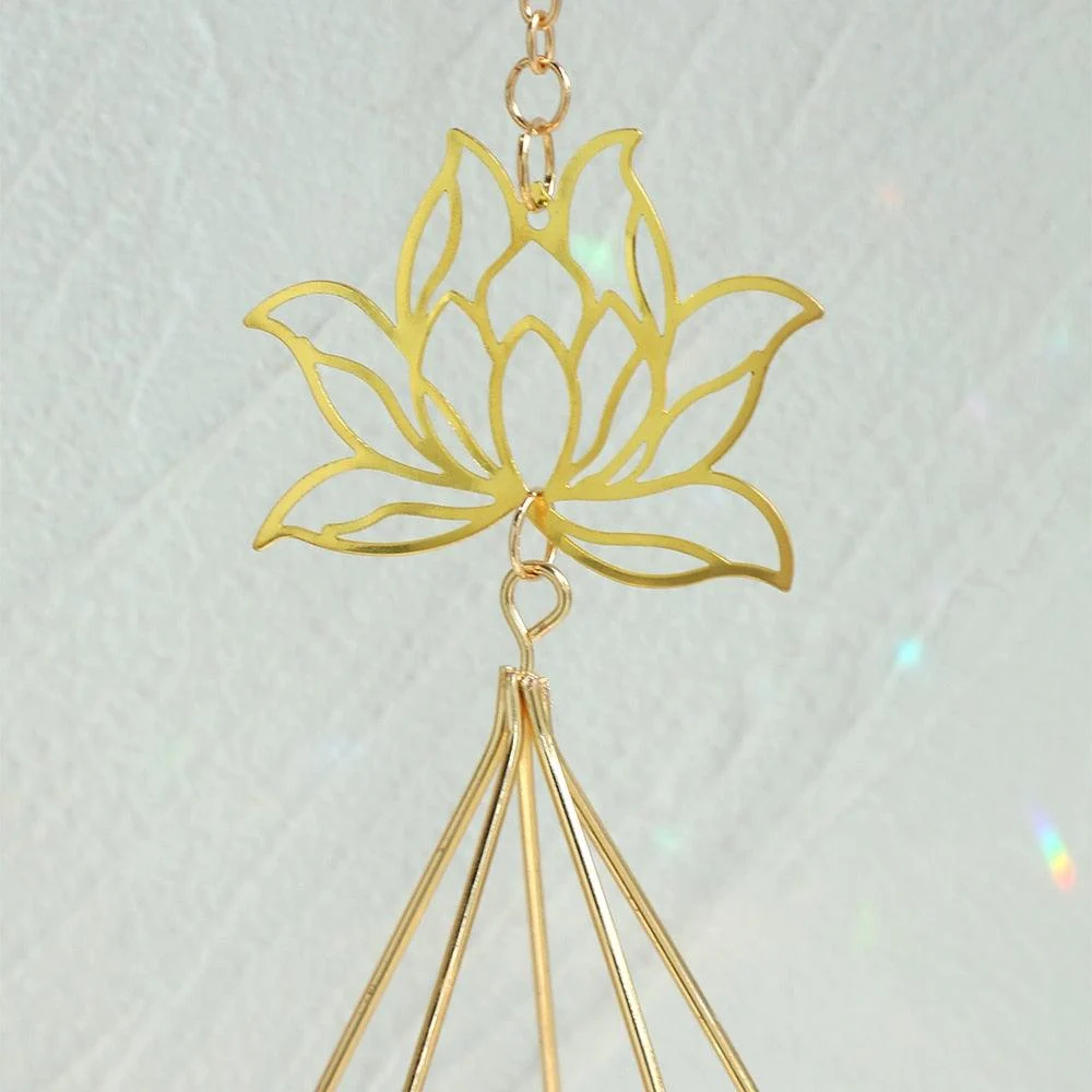 Lotus Plant Hanger Suncatcher - Glova