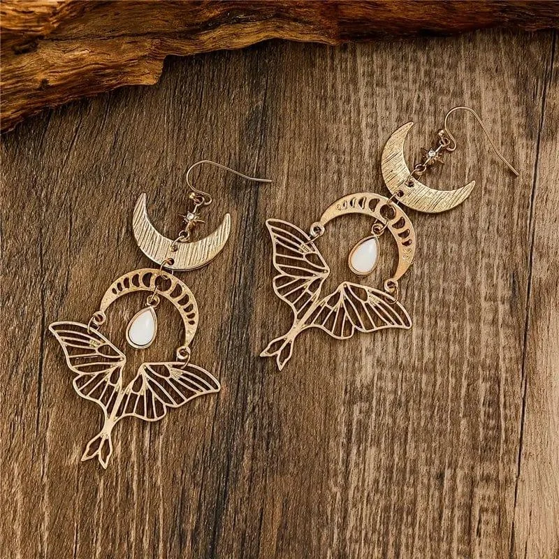 Luna Moth Earrings - Glova