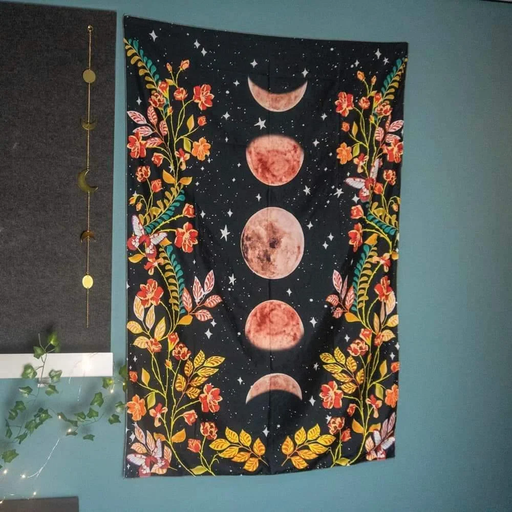 Lunar Phases Tapestry - Glova