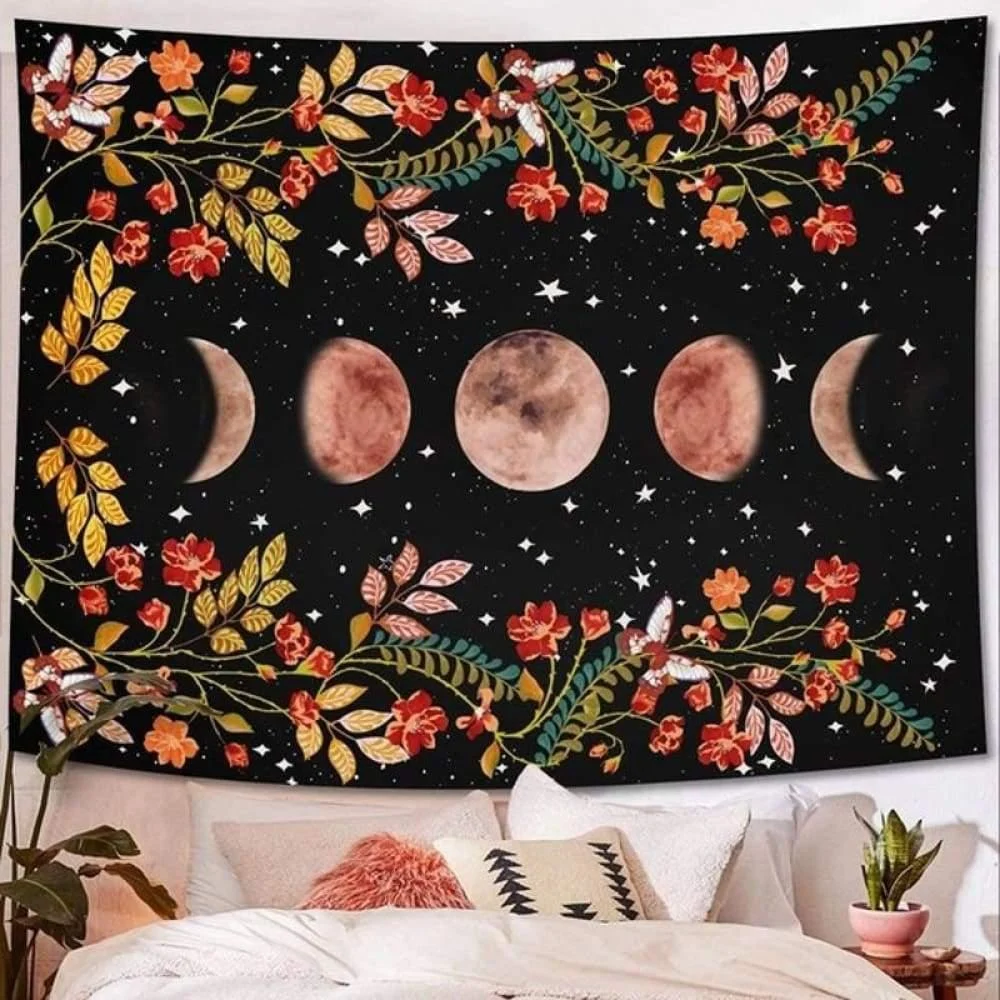 Lunar Phases Tapestry - Glova