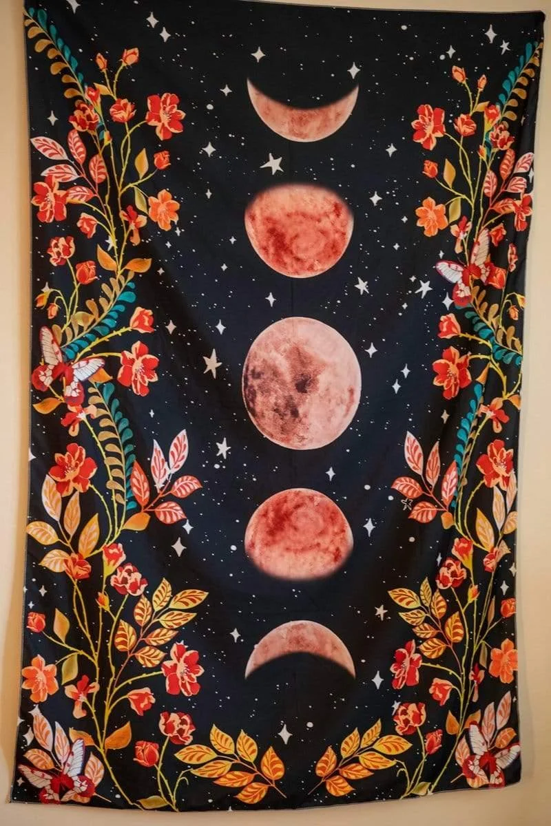 Lunar Phases Tapestry - Glova