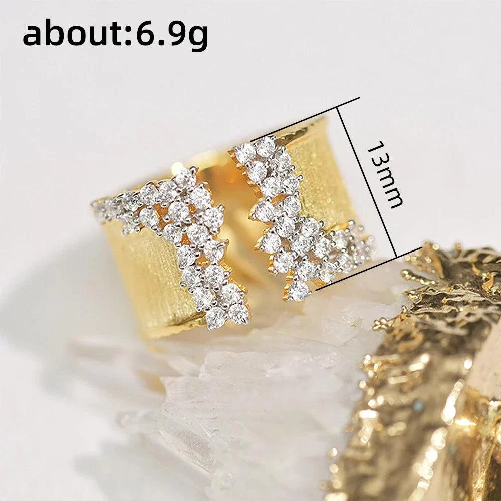 Luxe CZ Rhinestone Wrap Ring - Glova