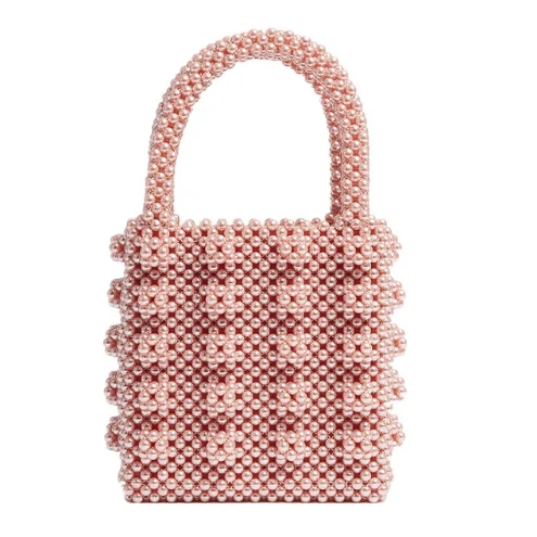 Luxe Pearl Beads Mini Tote - 5 Colors - Glova