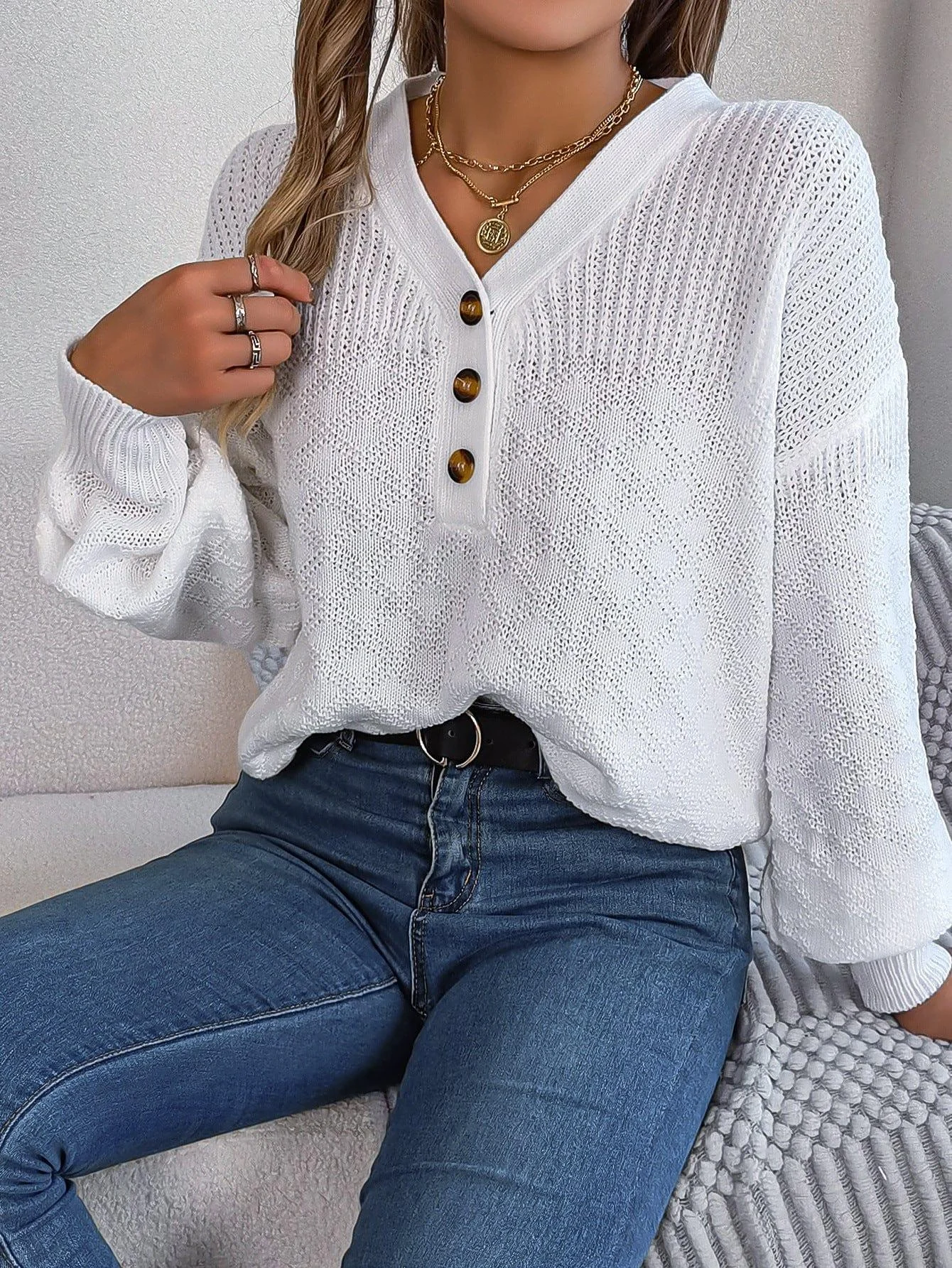 Lysandra Knitted Sweater - Glova