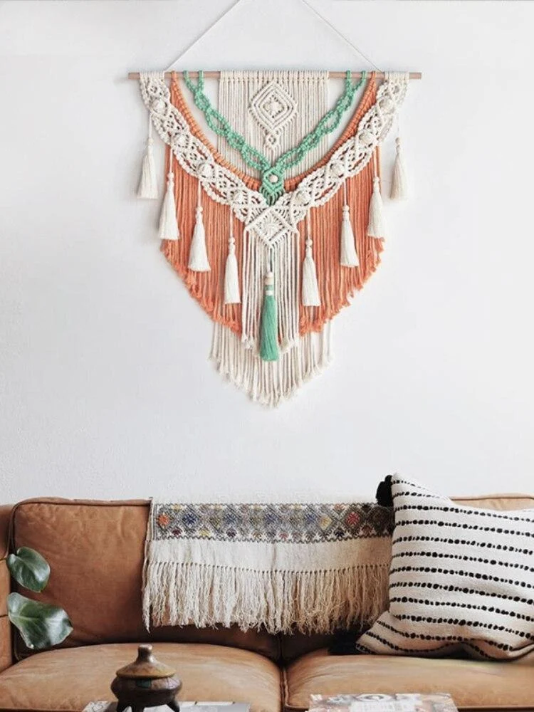 Macrame Colorful Bohemian Wall Hanging - Glova