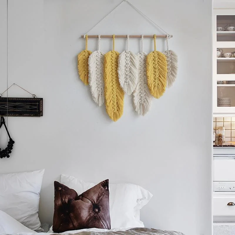 Macrame Feather Wall Hanging - Glova