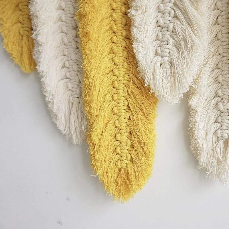 Macrame Feather Wall Hanging - Glova