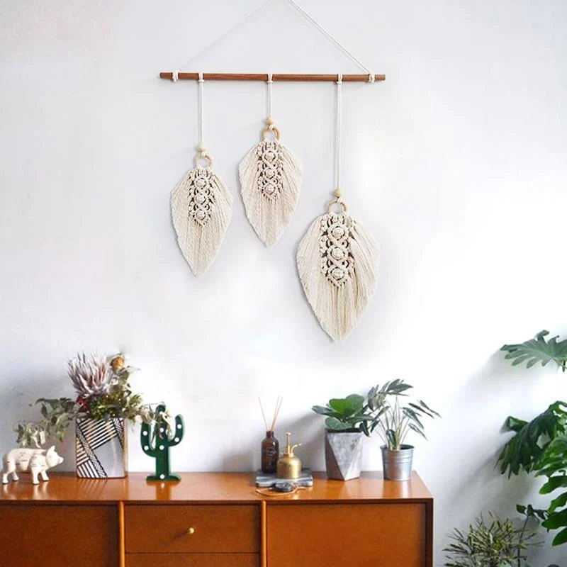 Macrame Feathers Wall Hanging - Glova