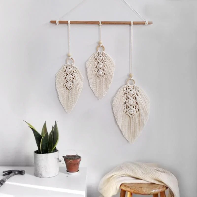 Macrame Feathers Wall Hanging - Glova