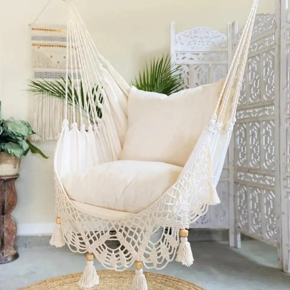 Macrame Hanging Boho Chair - Glova