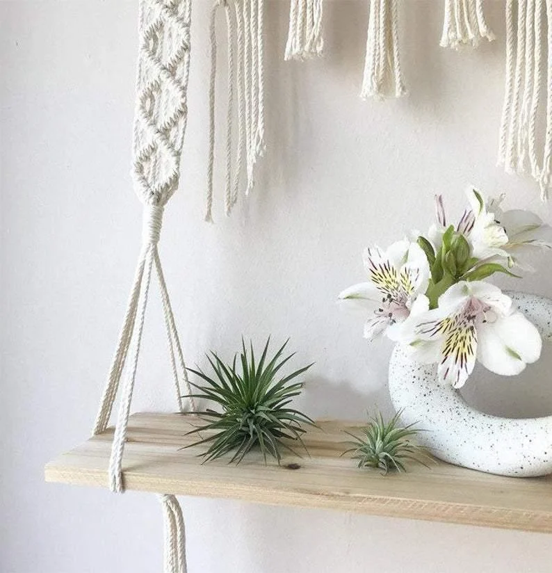 Macrame Hanging Shelf - Glova