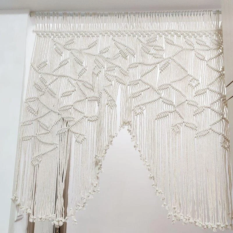 Macrame Leaf Curtain - Glova