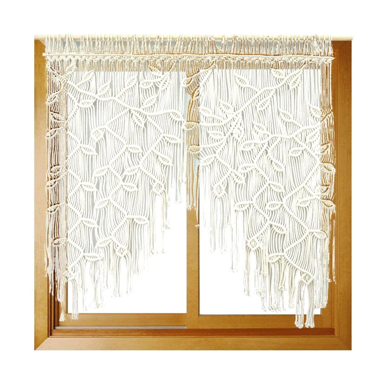 Macrame Leaf Curtain - Glova