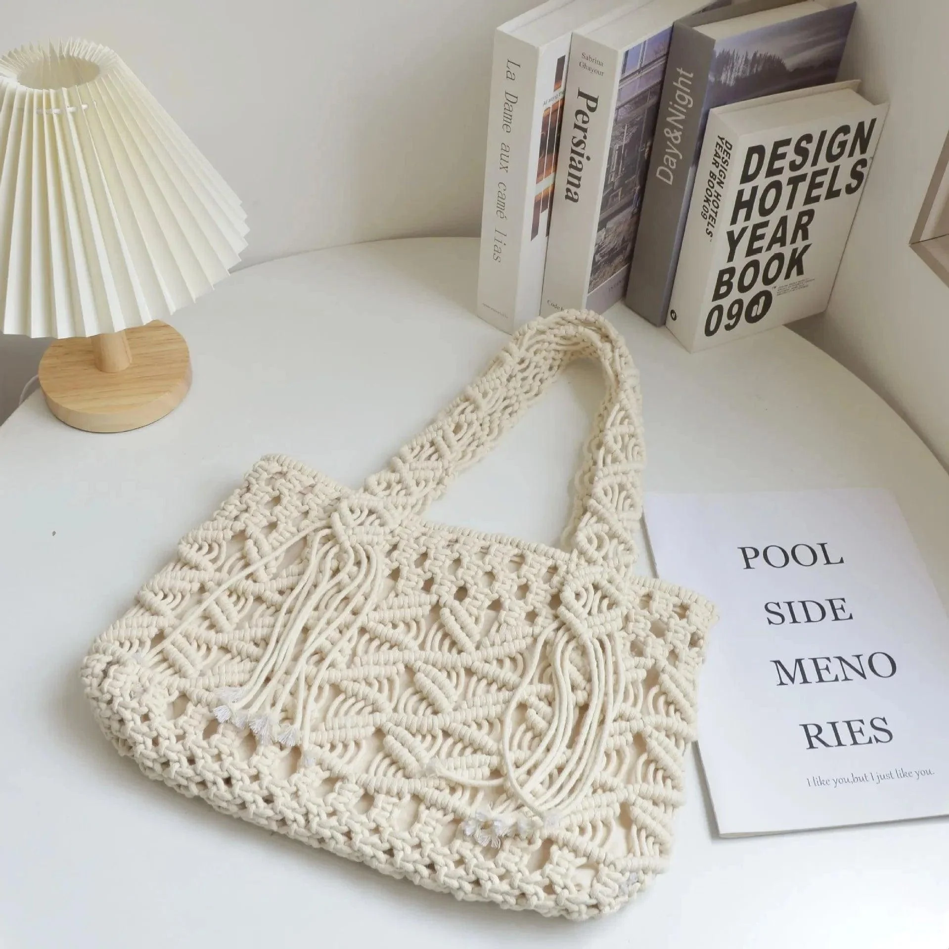 Macrame Mini Shoulder Bag - Glova