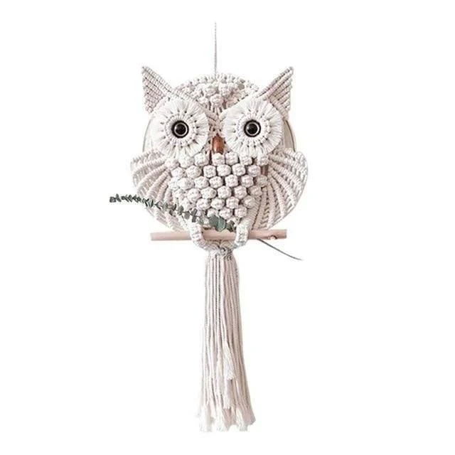 Macrame Owl Wall Hanging - Glova