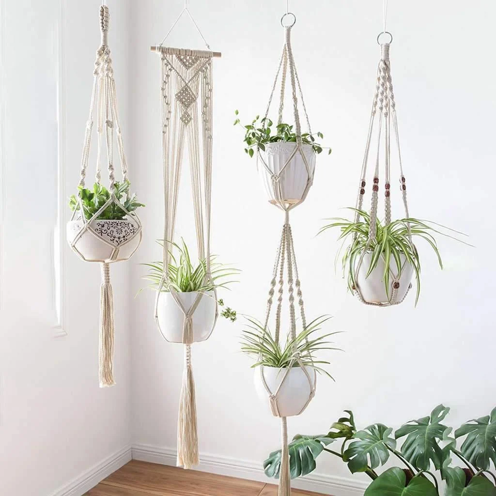 Macrame Plant Hangers Bundle - Glova