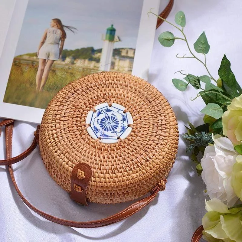 Maddalena Rattan Bag - Glova