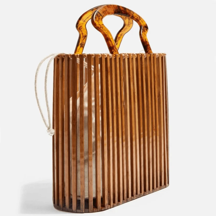 Madison Acrylic Bamboo Tote Bags - Glova