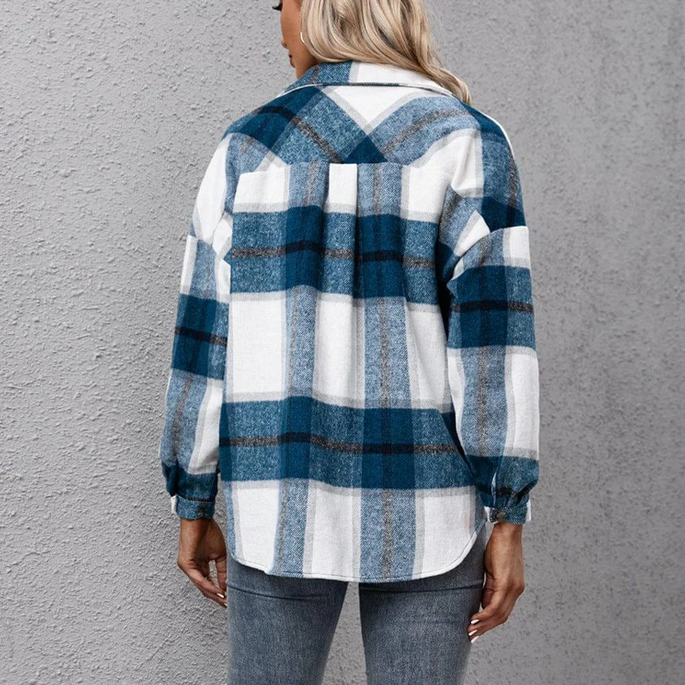 Maelys Plaid Shacket - Glova